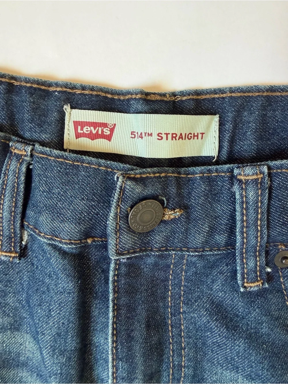 Levi's Boy’s Dark Blue Straight Jeans Youth Boy’s Size 16 REG W28”-L30”